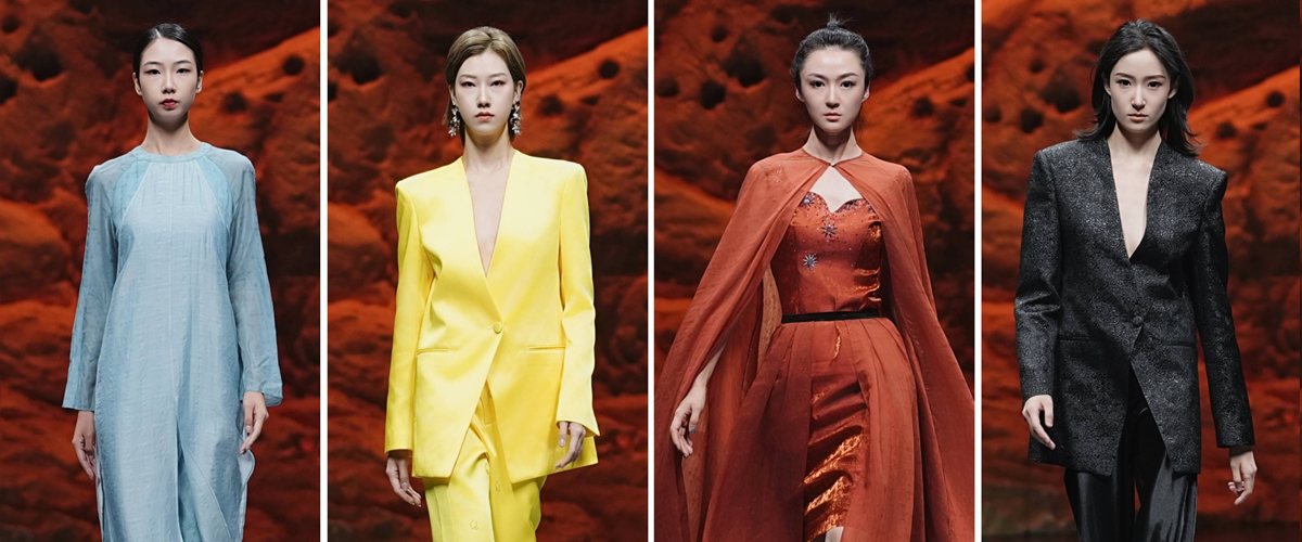 中国国风服饰品牌“麒祺”亮相第七届亚欧时装周